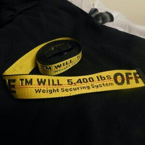 Original OFF-WHITE Classic Industrial Yellow Belt